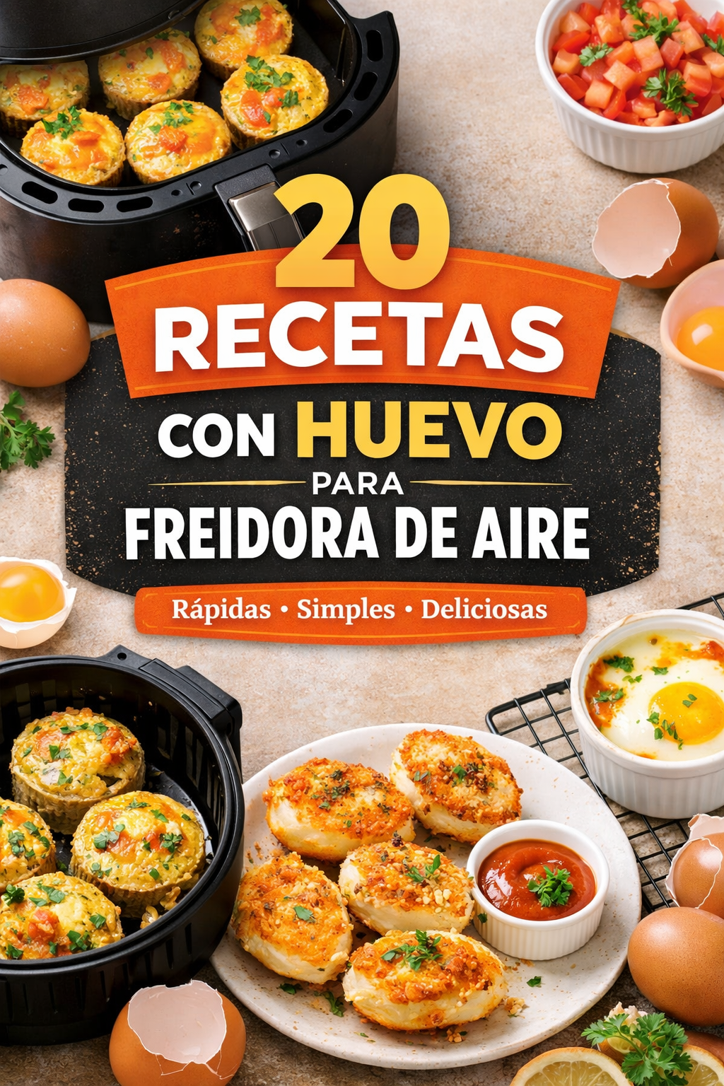 20 Recetas con huevo para Freidora de Aire